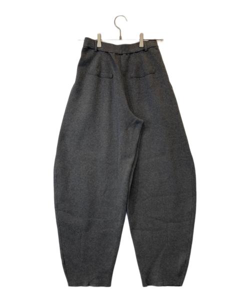 ETRE TOKYO（エトレトウキョウ）ETRE TOKYO (エトレトウキョウ) カービングニットパンツ 1223620139 グレー サイズ:Mの古着・服飾アイテム