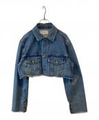 ETRE TOKYO×EDWINエトレトウキョウ×エドウィン）の古着「COREショートトラッカーデニムジャケット K80172」｜インディゴ