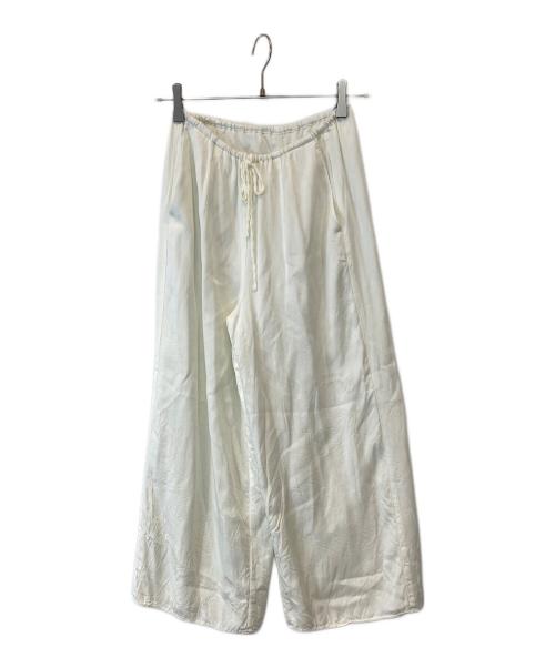 ETRE TOKYO（エトレトウキョウ）ETRE TOKYO (エトレトウキョウ) スムースリラクシーワイドパン　1224120073 オフホワイト サイズ:Sの古着・服飾アイテム