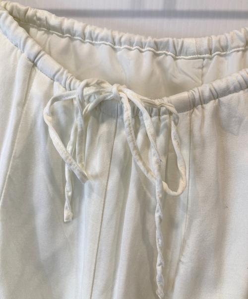 ETRE TOKYO（エトレトウキョウ）ETRE TOKYO (エトレトウキョウ) スムースリラクシーワイドパン　1224120073 オフホワイト サイズ:Sの古着・服飾アイテム