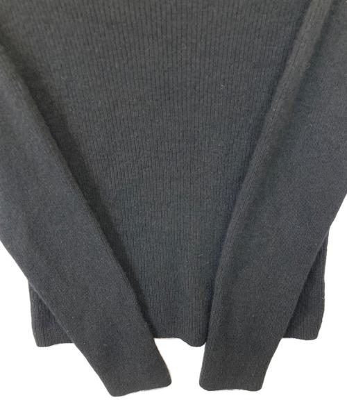 ETRE TOKYO（エトレトウキョウ）ETRE TOKYO (エトレトウキョウ) ケープレイヤードニット ブラック サイズ:サイズ表記薄れの為不明の古着・服飾アイテム