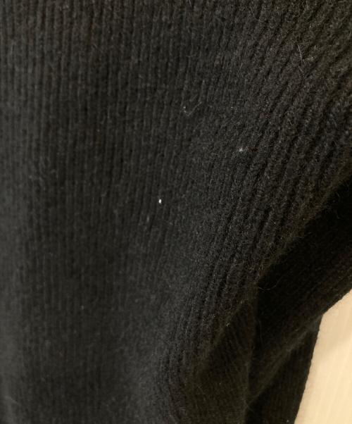 ETRE TOKYO（エトレトウキョウ）ETRE TOKYO (エトレトウキョウ) ケープレイヤードニット ブラック サイズ:サイズ表記薄れの為不明の古着・服飾アイテム