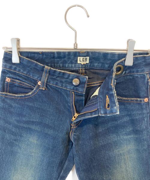 L.G.B（ルグランブルー）L.G.B (ルグランブルー) サイドジップフレアデニムパンツ インディゴ サイズ:25の古着・服飾アイテム