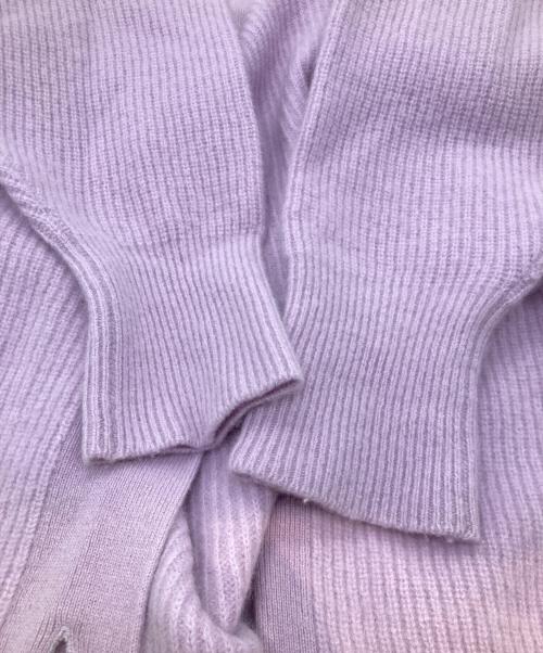 ESTNATION（エストネーション）ESTNATION (エストネーション) ラクーンカシミヤVネックカーディガン 12-109-12-100390 ピンク サイズ:FREEの古着・服飾アイテム