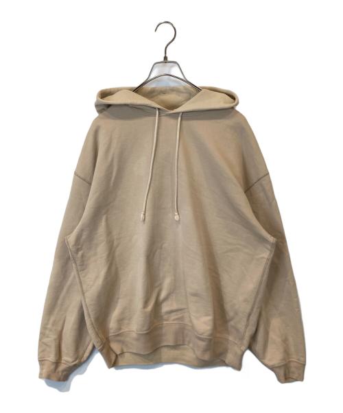 AURALEE（オーラリー）AURALEE (オーラリー) スーパーソフトヘビースウェットパーカー A8AP03GU ベージュ サイズ:5の古着・服飾アイテム