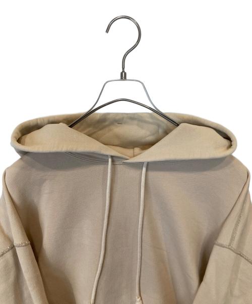 AURALEE（オーラリー）AURALEE (オーラリー) スーパーソフトヘビースウェットパーカー A8AP03GU ベージュ サイズ:5の古着・服飾アイテム