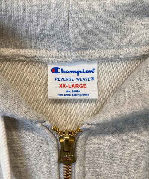 Champion REVERSE WEAVE（チャンピオン リバース ウィーブ）Champion REVERSE WEAVE (チャンピオン リバース ウィーブ) パーカー C8-H104 ライトグレー サイズ:XXLの古着・服飾アイテム