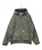 CarHarttカーハート）の古着「Quilting -Lined Duck Active Jacket」｜カーキ