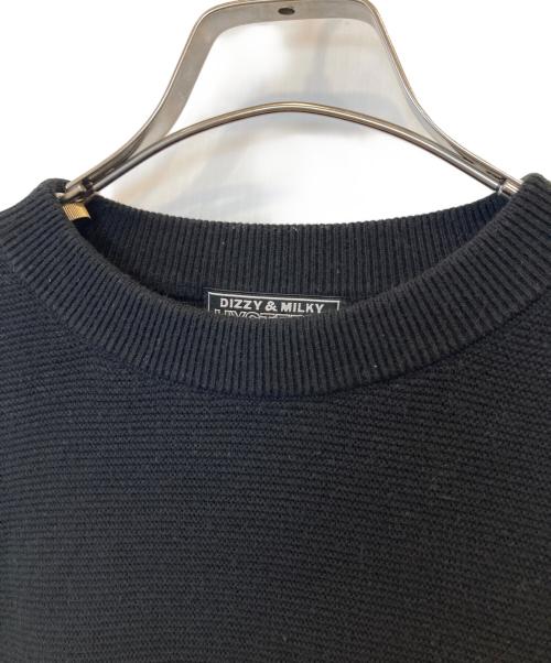 Hysteric Glamour（ヒステリックグラマー）Hysteric Glamour (ヒステリックグラマー) VIXEN GIRLワッペン セーター 02233NS05 ブラック サイズ:Lの古着・服飾アイテム