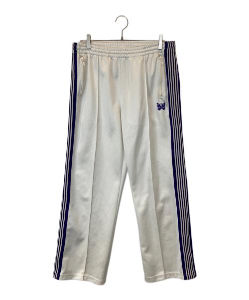 Needles（ニードルズ）Needles (ニードルズ) トラックパンツ　MR286 ホワイト×パープル サイズ:XLの古着・服飾アイテム