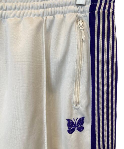 Needles（ニードルズ）Needles (ニードルズ) トラックパンツ　MR286 ホワイト×パープル サイズ:XLの古着・服飾アイテム