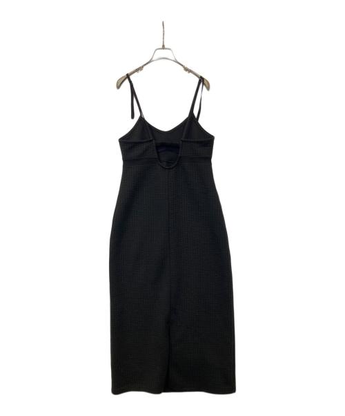 CAPRICIEUX LE'MAGE（カプリシューレマージュ）CAPRICIEUX LE'MAGE (カプリシューレマージュ) ジャガードキャミワンピース　LEZ1032309Ａ0001 ブラック サイズ:PSの古着・服飾アイテム