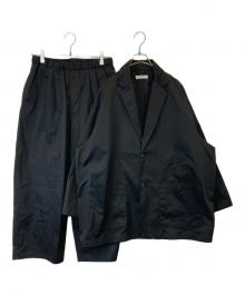 FREAK'S STORE（フリークスストア）の古着「ワイドシルエット T/Cツイル セットアップ」｜ブラック