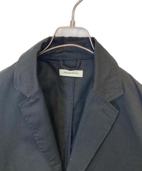 FREAK'S STORE（フリークスストア）FREAK'S STORE (フリークスストア) ワイドシルエット T/Cツイル セットアップ ブラック サイズ:Lの古着・服飾アイテム