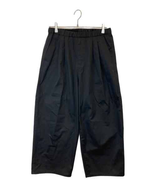 FREAK'S STORE（フリークスストア）FREAK'S STORE (フリークスストア) ワイドシルエット T/Cツイル セットアップ ブラック サイズ:Lの古着・服飾アイテム