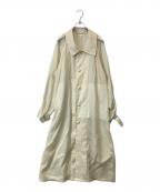 SEEALLシーオール）の古着「MOTORCYCLE COAT SAU33CT181 コート」｜ベージュ