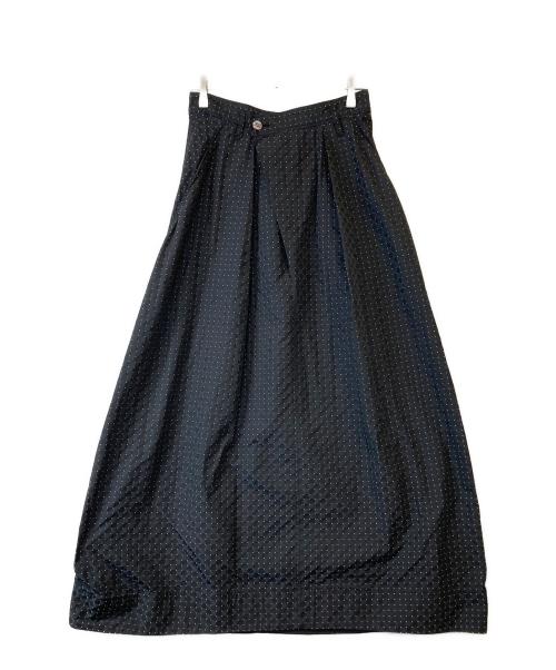 styling/ kei shirahata（スタイリング / ケイ シラハタ）styling/ kei shirahata (スタイリング / ケイ シラハタ) ドットロングスカート　16WFS221037 ブラック サイズ:1の古着・服飾アイテム