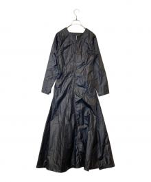 styling/（スタイリング）の古着「ナイロンジップワンピース　16WFO241046」｜ブラック