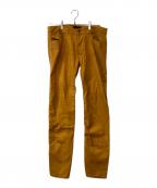 DIESEL Black Goldディーゼル ブラック ゴールド）の古着「コーティングストレッチデニム」｜イエロー