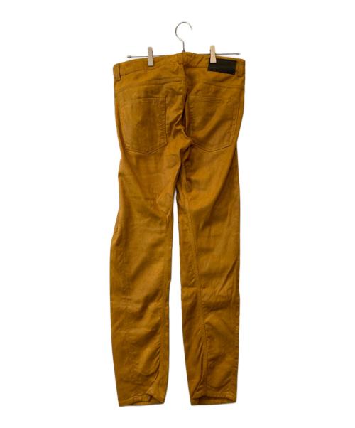 DIESEL Black Gold（ディーゼル ブラック ゴールド）DIESEL BLACK GOLD (ディーゼル ブラック ゴールド) コーティングストレッチデニム イエロー サイズ:81㎝(W32)の古着・服飾アイテム