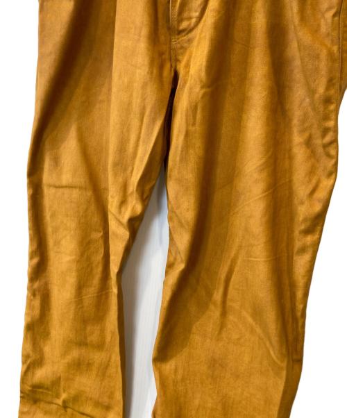 DIESEL Black Gold（ディーゼル ブラック ゴールド）DIESEL BLACK GOLD (ディーゼル ブラック ゴールド) コーティングストレッチデニム イエロー サイズ:81㎝(W32)の古着・服飾アイテム