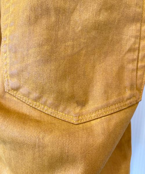 DIESEL Black Gold（ディーゼル ブラック ゴールド）DIESEL BLACK GOLD (ディーゼル ブラック ゴールド) コーティングストレッチデニム イエロー サイズ:81㎝(W32)の古着・服飾アイテム