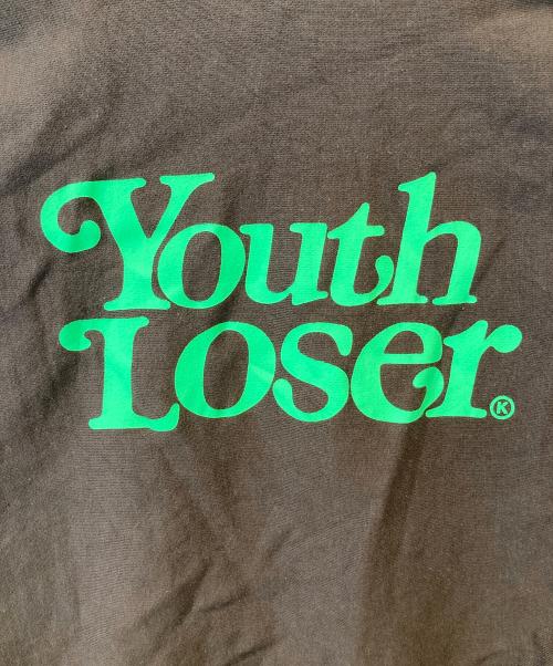 Youth LOSER（ユースルーザー）Youth LOSER (ユースルーザー) Verdy front sweat 1997　スウェット ブラウン サイズ:表記無しの古着・服飾アイテム