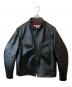SCHOTT BROS.（ショットブロス）の古着「ホースハイド シングルライダースジャケット　7824150002」｜ブラック