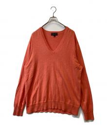 BROOKS BROTHERS（ブルックスブラザーズ）の古着「Vネックニット」｜ピンク