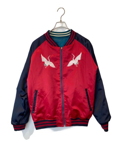 古着（フルギ）古着 (フルギ) スカジャン グリーン サイズ:Lの古着・服飾アイテム