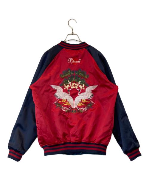 古着（フルギ）古着 (フルギ) スカジャン グリーン サイズ:Lの古着・服飾アイテム