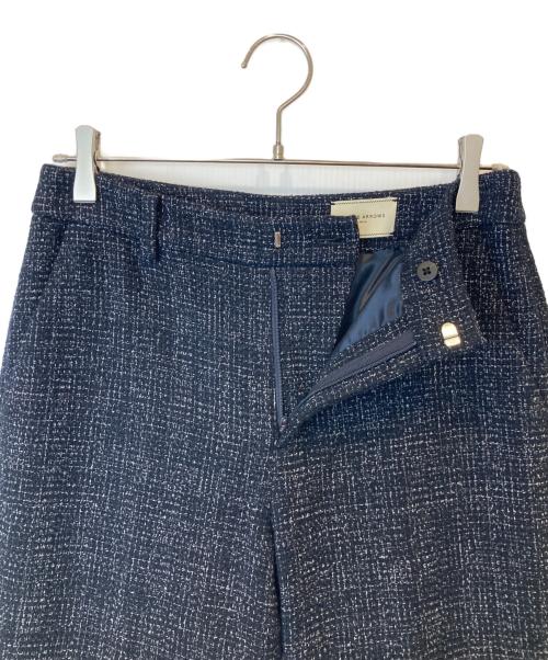 UNITED ARROWS TOKYO（ユナイテッドアローズトウキョウ）UNITED ARROWS TOKYO (ユナイテッドアローズトウキョウ) ミックスツイード スリム パンツ　1514-202-5266 ネイビー サイズ:40の古着・服飾アイテム