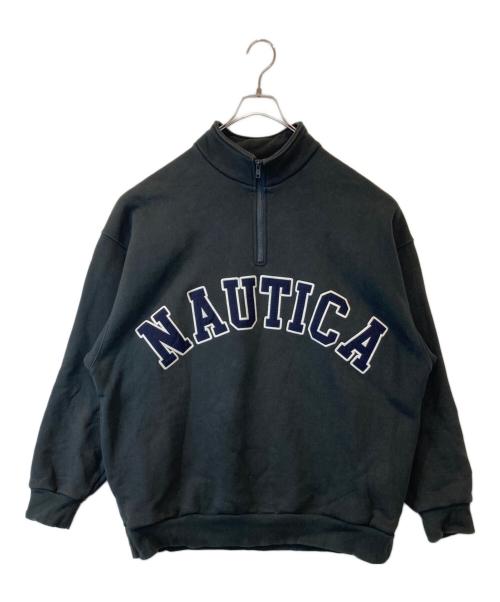 NAUTICA（ノーティカ）NAUTICA (ノーティカ) ハーフジップスウェット 223-1292 ブラック サイズ:XXLの古着・服飾アイテム