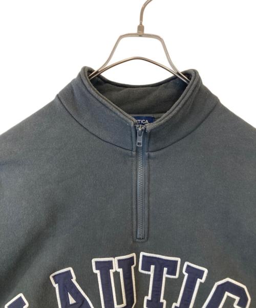 NAUTICA（ノーティカ）NAUTICA (ノーティカ) ハーフジップスウェット 223-1292 ブラック サイズ:XXLの古着・服飾アイテム