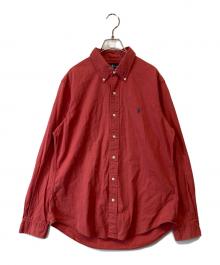 RALPH LAUREN（ラルフローレン）の古着「ボタンダウンシャツ」｜レッド