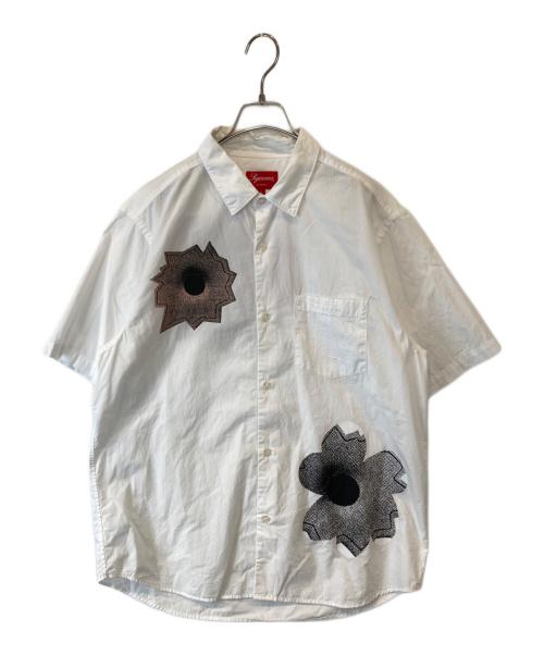SUPREME（シュプリーム）Supreme (シュプリーム) Nate Lowman S/S Shirt ホワイト サイズ:Lの古着・服飾アイテム