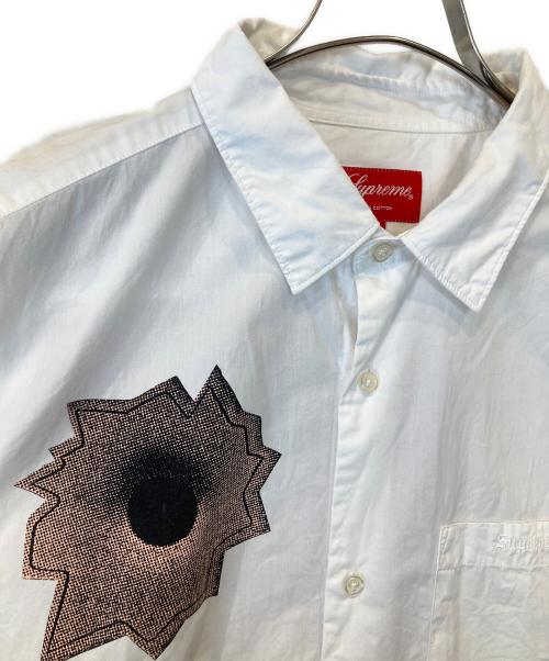 SUPREME（シュプリーム）Supreme (シュプリーム) Nate Lowman S/S Shirt ホワイト サイズ:Lの古着・服飾アイテム