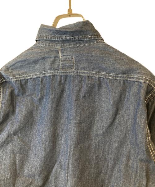 POST O'ALLS（ポストオーバーオールズ）POST O'ALLS (ポストオーバーオールズ) デニムシャツ インディゴ サイズ:XSの古着・服飾アイテム
