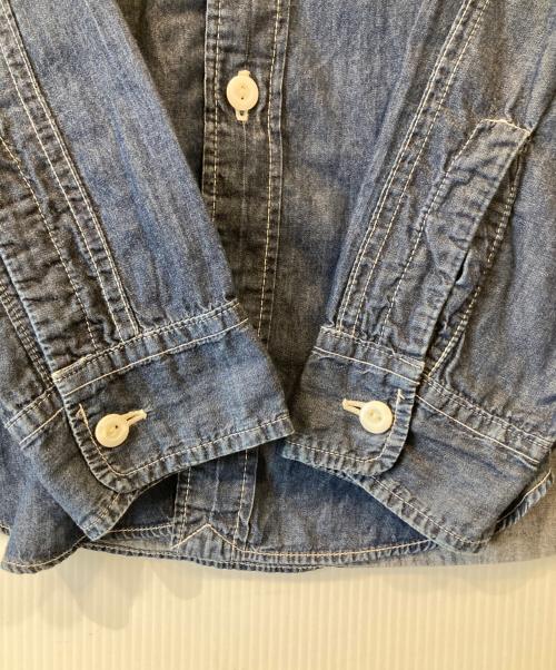 POST O'ALLS（ポストオーバーオールズ）POST O'ALLS (ポストオーバーオールズ) デニムシャツ インディゴ サイズ:XSの古着・服飾アイテム