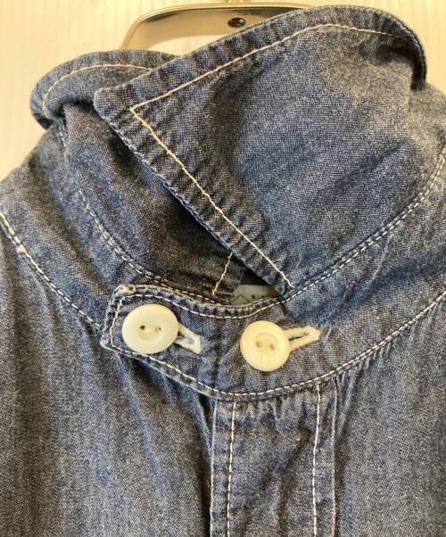 POST O'ALLS（ポストオーバーオールズ）POST O'ALLS (ポストオーバーオールズ) デニムシャツ インディゴ サイズ:XSの古着・服飾アイテム