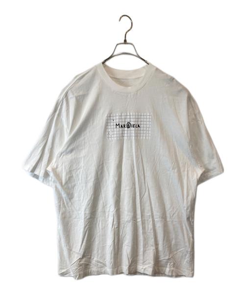 MM6 Maison Margiela（エムエムシックスメゾンマルジェラ）MM6 Maison Margiela (エムエムシックス メゾンマルジェラ) カットソー S52GC0230 S24312 ホワイト サイズ:Mの古着・服飾アイテム