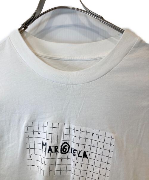 MM6 Maison Margiela（エムエムシックスメゾンマルジェラ）MM6 Maison Margiela (エムエムシックス メゾンマルジェラ) カットソー S52GC0230 S24312 ホワイト サイズ:Mの古着・服飾アイテム
