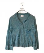 Ameriアメリ）の古着「ZOE KNIT PAJAMA SHIRT 01010130741 ｼｬﾂ」｜スカイブルー