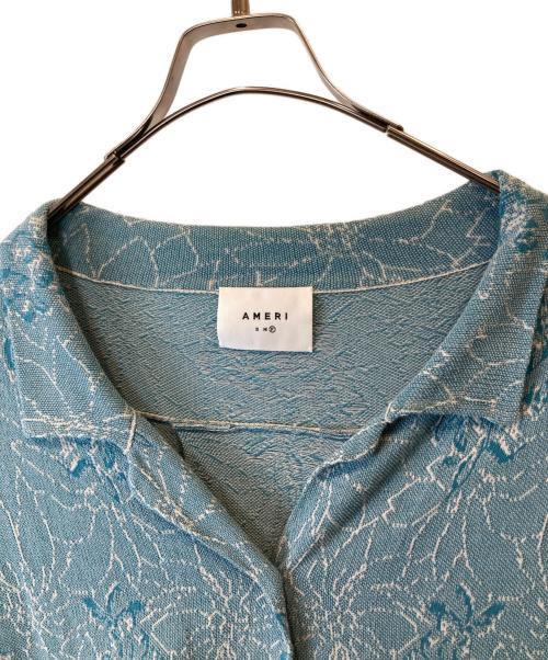 Ameri（アメリ）AMERI (アメリ) ZOE KNIT PAJAMA SHIRT 01010130741 ｼｬﾂ スカイブルー サイズ:FREEの古着・服飾アイテム