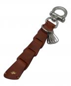 Llifeライフ）の古着「LEATHER KEY CHAIN」｜ブラウン