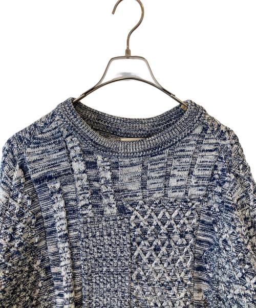 bukht（ブフト）bukht (ブフト) ラミーインディゴ染めニット ネイビー サイズ:SIZE 1の古着・服飾アイテム