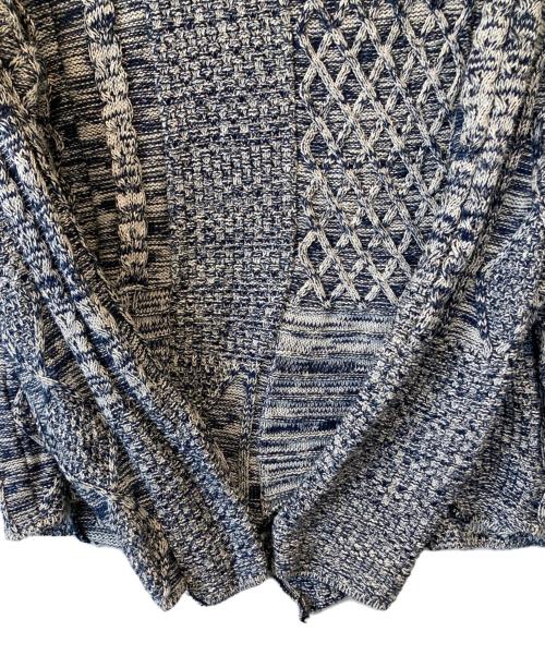 bukht（ブフト）bukht (ブフト) ラミーインディゴ染めニット ネイビー サイズ:SIZE 1の古着・服飾アイテム