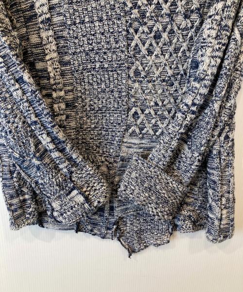 bukht（ブフト）bukht (ブフト) ラミーインディゴ染めニット ネイビー サイズ:SIZE 1の古着・服飾アイテム