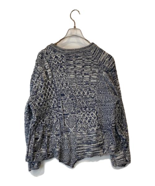 bukht（ブフト）bukht (ブフト) ラミーインディゴ染めニット ネイビー サイズ:SIZE 1の古着・服飾アイテム