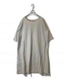 45R（フォーティファイブ・アール）の古着「コットンカットソーワンピース」｜ベージュ